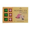 Blooming Tea Gift Set – 9 Handmade Flower Tea Balls (Rose, Orange, Passion Fruit) – Flowering Green Tea That Blooms in Water – Artisan Tea Gift Box for Tea Lovers by Tealise