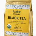 Organic Black Tea Plant-Based & Plastic-Free Tea Bags 60 Servings Premium Whole Leaf Loose Tea by Tealise