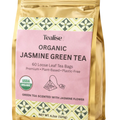 Organic Jasmine Green whole Leaf Pyramid Tea Bags – USDA Organic, Plant-Based & Plastic-Free Tea Bags, Smooth Floral Green Tea, 60 Count by Tealise