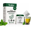 Organic Organic Spearmint Tea Bags 60 Servings with individual Wrap